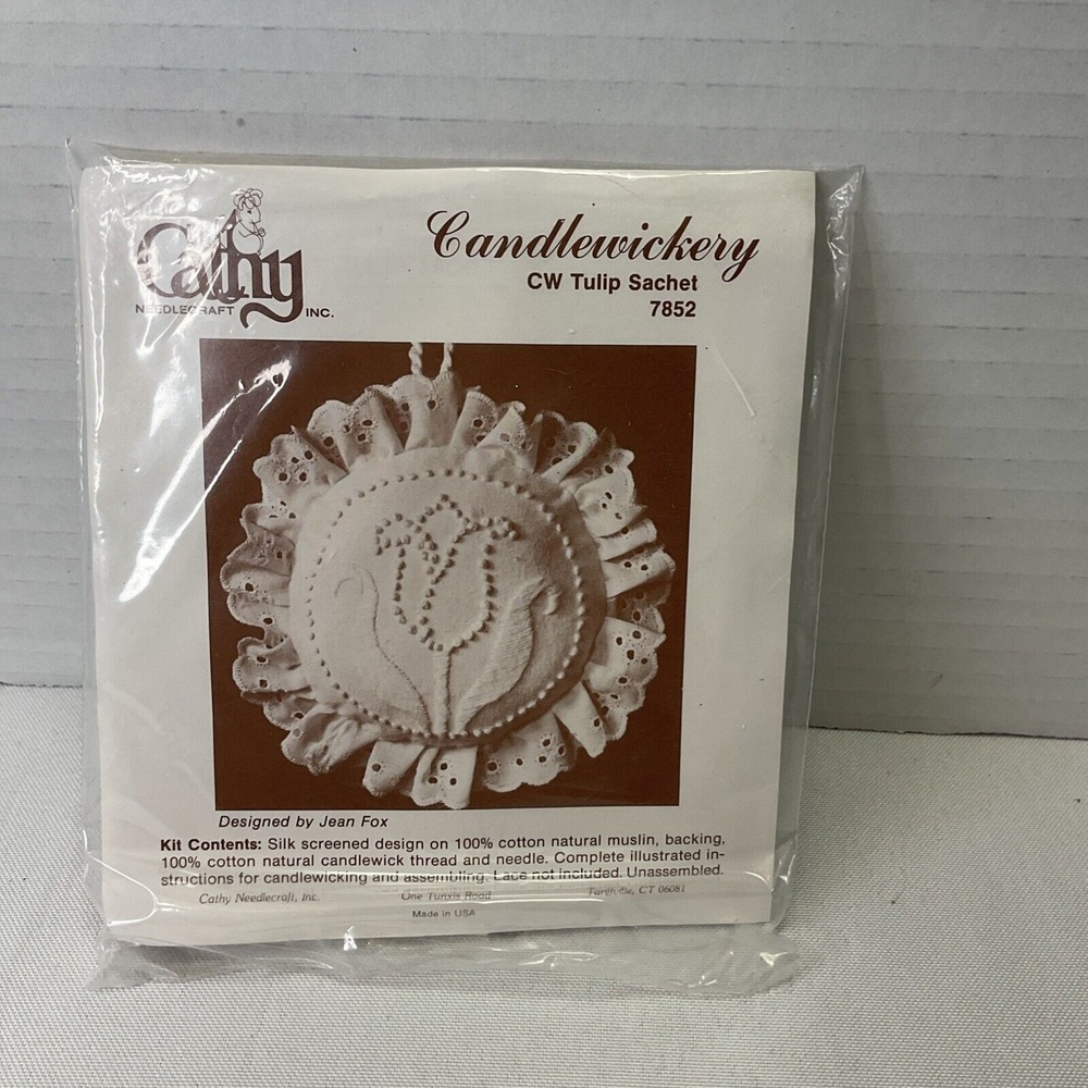 Cathy Needlecrafting Candlewickery CW Tulip Sachet Kit #7852